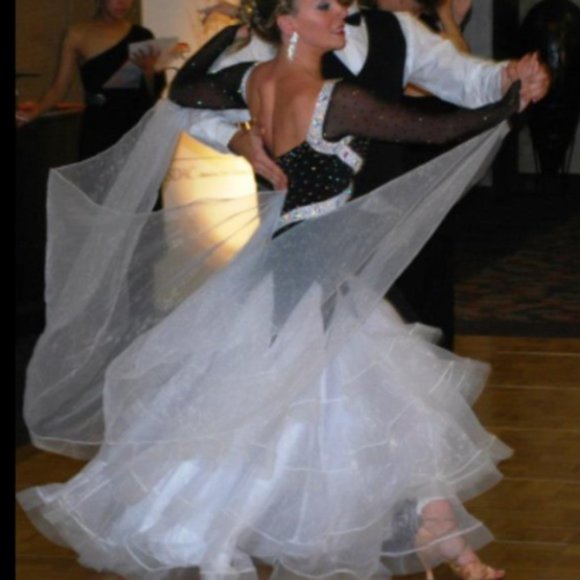 Smooth Standard Competition Dress Waltz Foxtrot Tango - Picture 1 of 4